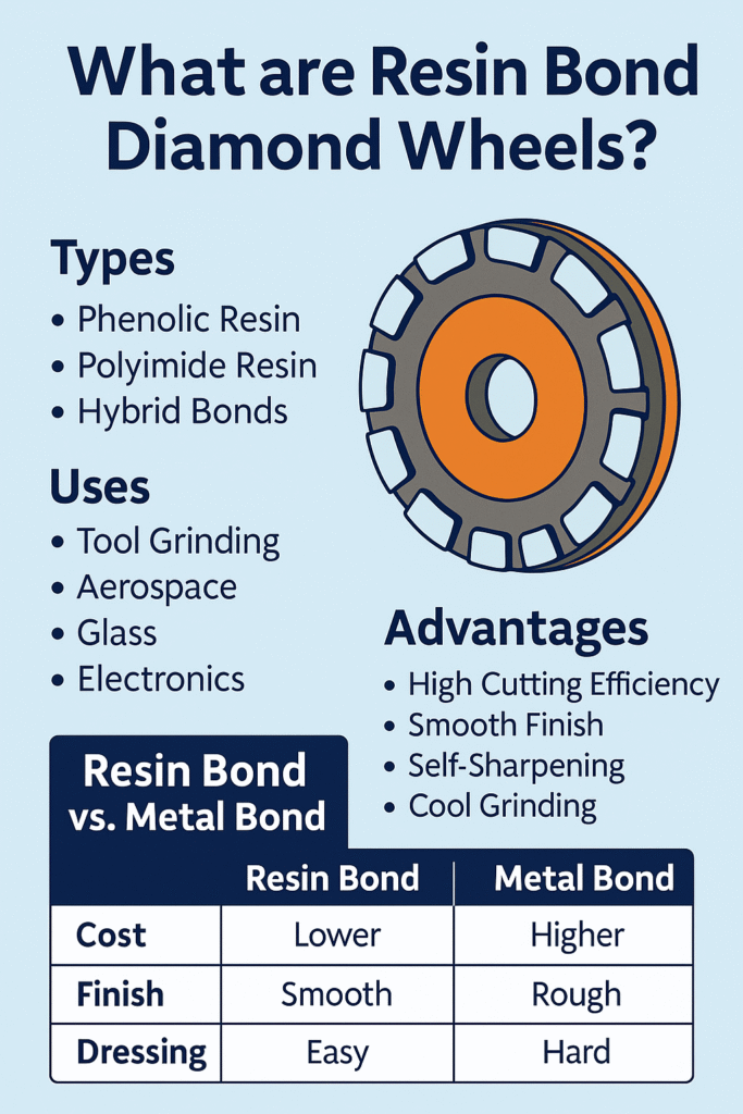 What are Resin Bond Diamond Wheels? Types, Uses & Advantages